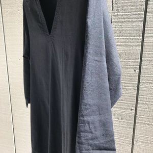 🌸Theory women black linen dress